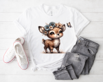 Bügelbild - Sweet Deer- Glitter